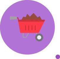 Wheelbarrow Vector Icon