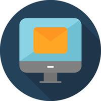 Computer Email Vector Icon