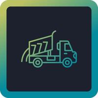 Dumper Truck Vector Icon