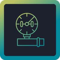 Pressure Gauge Vector Icon