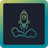 Spaceship Vector Icon