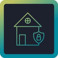 Home Security Vector Icon