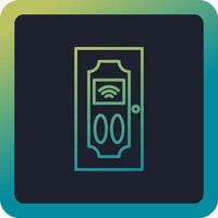 Smart Door Vector Icon