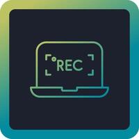 Recording Vector Icon