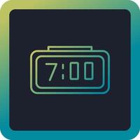 Digital Clock Vector Icon