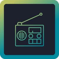 Radio Vector Icon