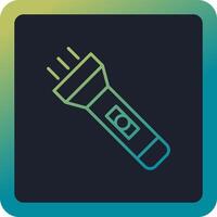 Flashlight Vector Icon