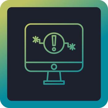 icono de vector de problema