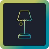 Table Lamp Vector Icon