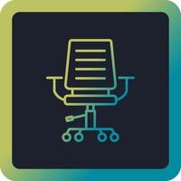 Office Chair Vector Icon