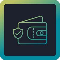 Wallet Secure Vector Icon