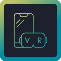 icono de vector de realidad virtual