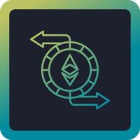 Ethereum Exchange Vector Icon