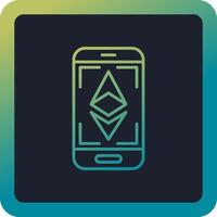 Ethereum Scan Vector Icon