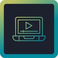 Video Ad Vector Icon