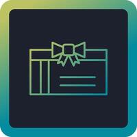 Gift Card Vector Icon