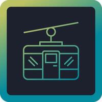 Cable Car Vector Icon