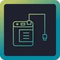 External Hard Drive Vector Icon