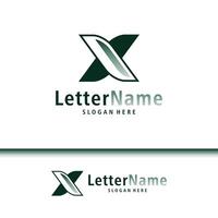 Modern letter X logo design vector. Creative X logo concepts template vector