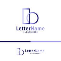 Modern letter B logo design vector. Creative B logo concepts template vector