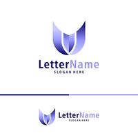 Modern letter V logo design vector. Creative V logo concepts template vector