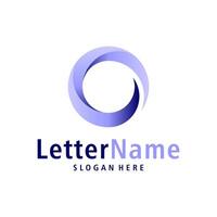 Modern letter O logo design vector. Creative O logo concepts template vector