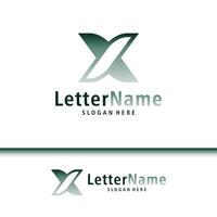 Modern letter X logo design vector. Creative X logo concepts template vector