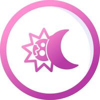 icono de vector de eclipse