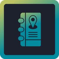 Address Book Vector Icon