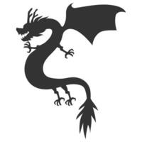 Dragon Silhouette Illustration vector