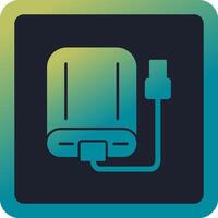 External Hard Drive Vector Icon