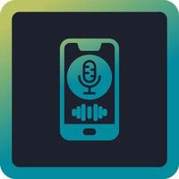 Voice Assistant Vector Icon