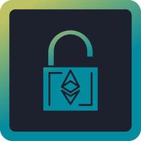 Ethereum UnLock Vector Icon