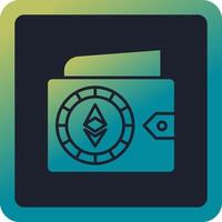 Ethereum Wallet Vector Icon