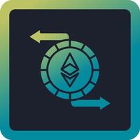 Ethereum Exchange Vector Icon