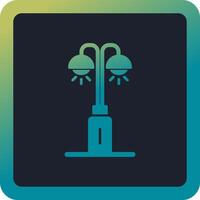 Park Lamp Vector Icon