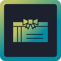 Gift Card Vector Icon