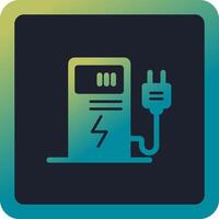 Electric Charge Vector Icon