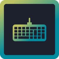 icono de vector de teclado