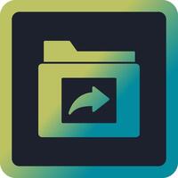 Folder Share Vector Icon