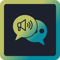 Marketing Conversation Vector Icon