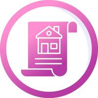 House Document Vector Icon