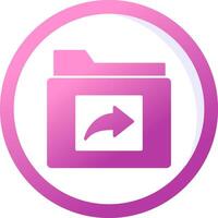 Folder Share Vector Icon