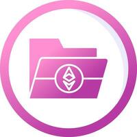 Ethereum Folder Vector Icon