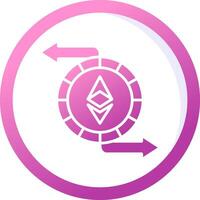 Ethereum Exchange Vector Icon