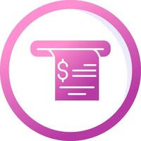 Receipt Vector Icon