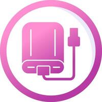 External Hard Drive Vector Icon