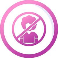 Person Not Allowed Vector Icon