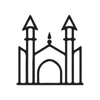 mezquita icono vector imágenes