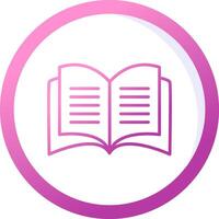 Open Book Vector Icon